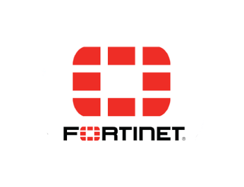 Logotipo de Fortinet sobre fondo blanco.